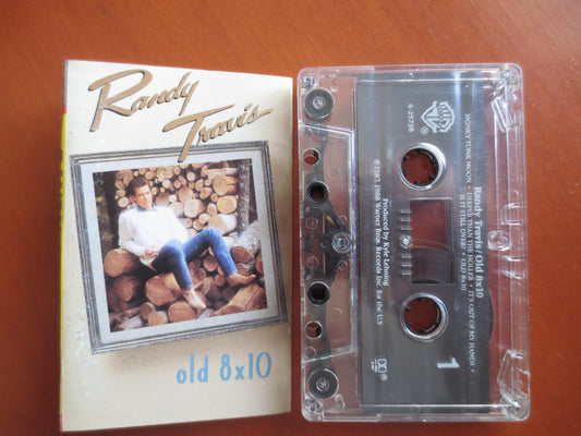 RANDY TRAVIS, Old 8 x 10, COUNTRY Tape, Randy Travis Album, Tape Cassette, Country Cassette, Country Album, 1988 Cassette