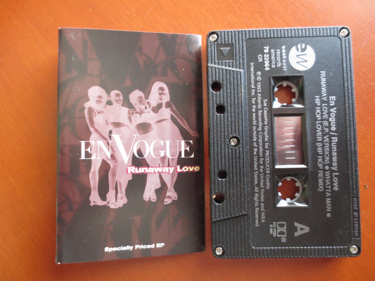 EN VOGUE, RUNAWAY Love, En Vogue Tape, En Vogue Album, Tape Cassette, Rock Cassette, Cassette Rock, Pop Lp, 1993 Cassette