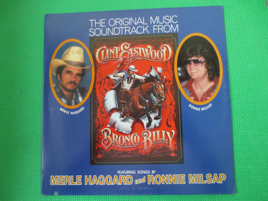 BRONCO BILLY, Clint EASTWOOD, Soundtrack Albums, Bronco Billy lp, Clint Eastwood Album, Vintage Vinyl, Vinyl, 1980 Records