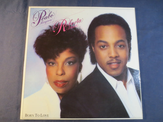 PEABO BRYSON, ROBERTA Flack, Born To Love, Pop Records, Vintage Vinyl, Record Vinyl, Records, Vinyl Records, 1983 Records