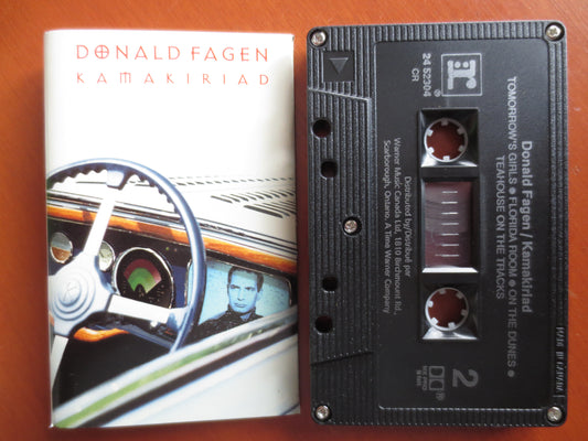 DONALD FAGEN Tape, KAMAKIRIAD Tape, Donald Fagen, Album, Donald Fagen Music, Tape Cassette, Rock Cassette, 1993 Cassette