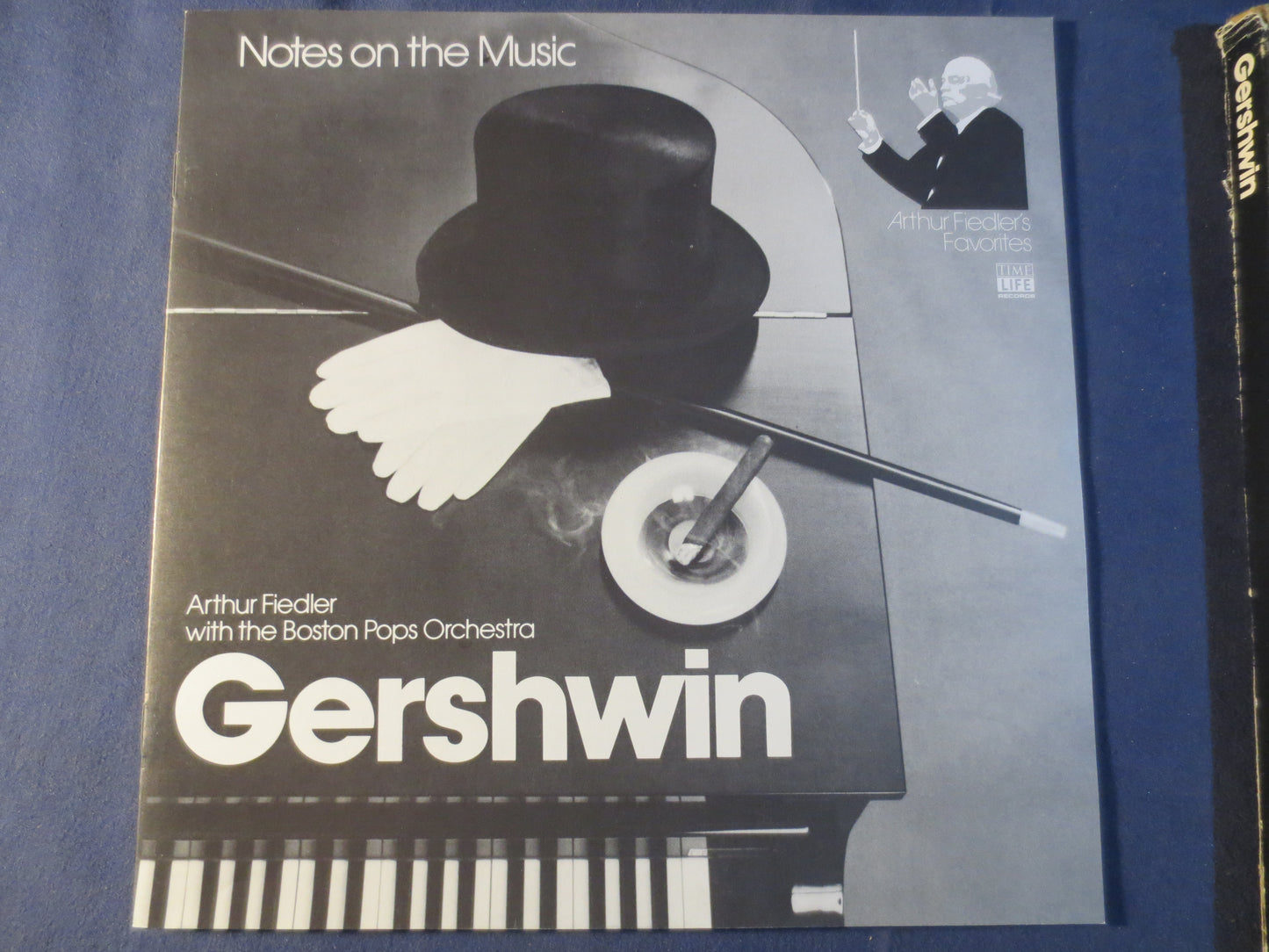 ARTHUR FIEDLER, With the Boston Pops Orchestra, GERSHWIN, Jazz Records, Vintage Vinyl, Record Vinyl, Records, 1978 Records