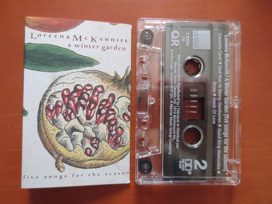 LOREENA McKENNITT, A WINTER Garden, Loreena McKennitt Lp, Tape Cassette, Christmas Cassette, Song Cassette, 1995 Cassette