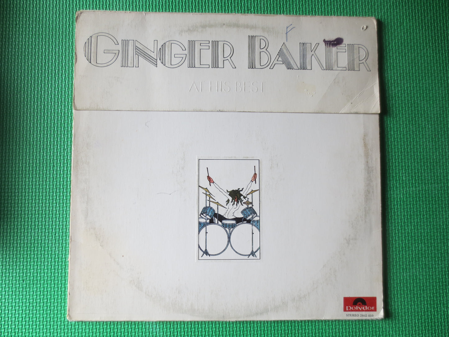 GINGER BAKER, At His BEST, Ginger Baker Record, Ginger Baker Album, Ginger Baker Lp, Rock Record, Vinyl Lps, 1972 Records