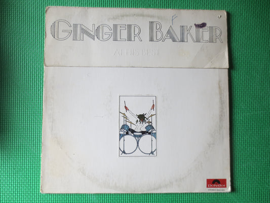 GINGER BAKER, At His BEST, Ginger Baker Record, Ginger Baker Album, Ginger Baker Lp, Rock Record, Vinyl Lps, 1972 Records