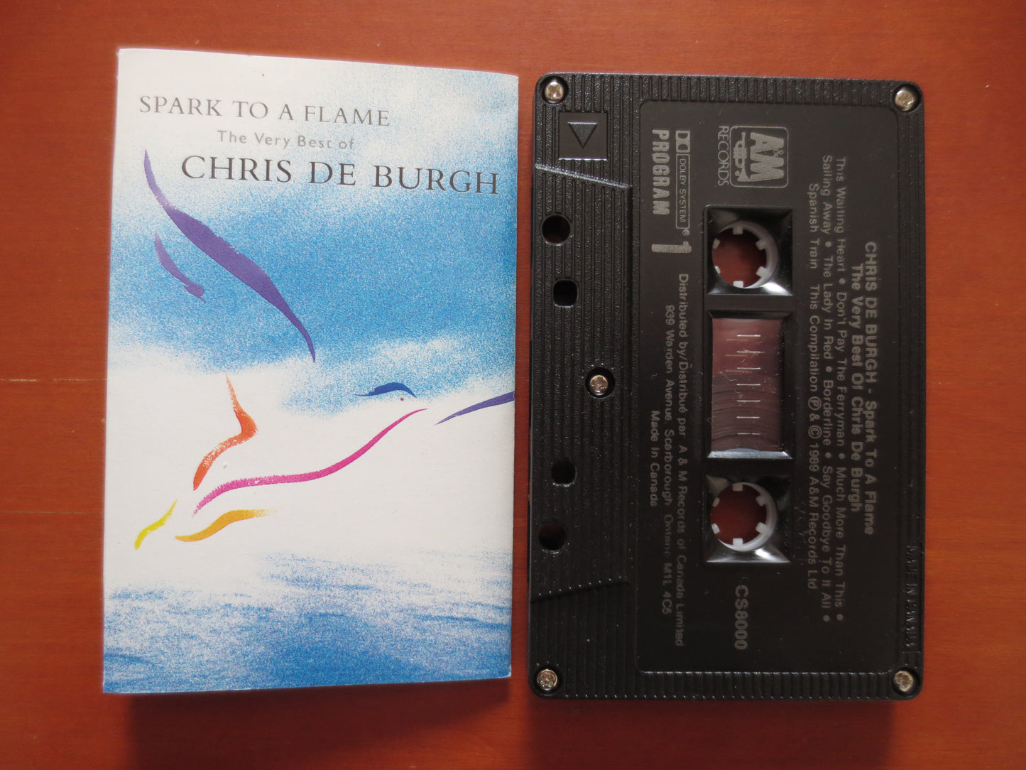 CHRIS De BURGH , BEST of Tape, Chris De Burgh Lp, Tape Cassette, Vintage Tapes, Pop Music, Music Cassette, 1989 Cassette