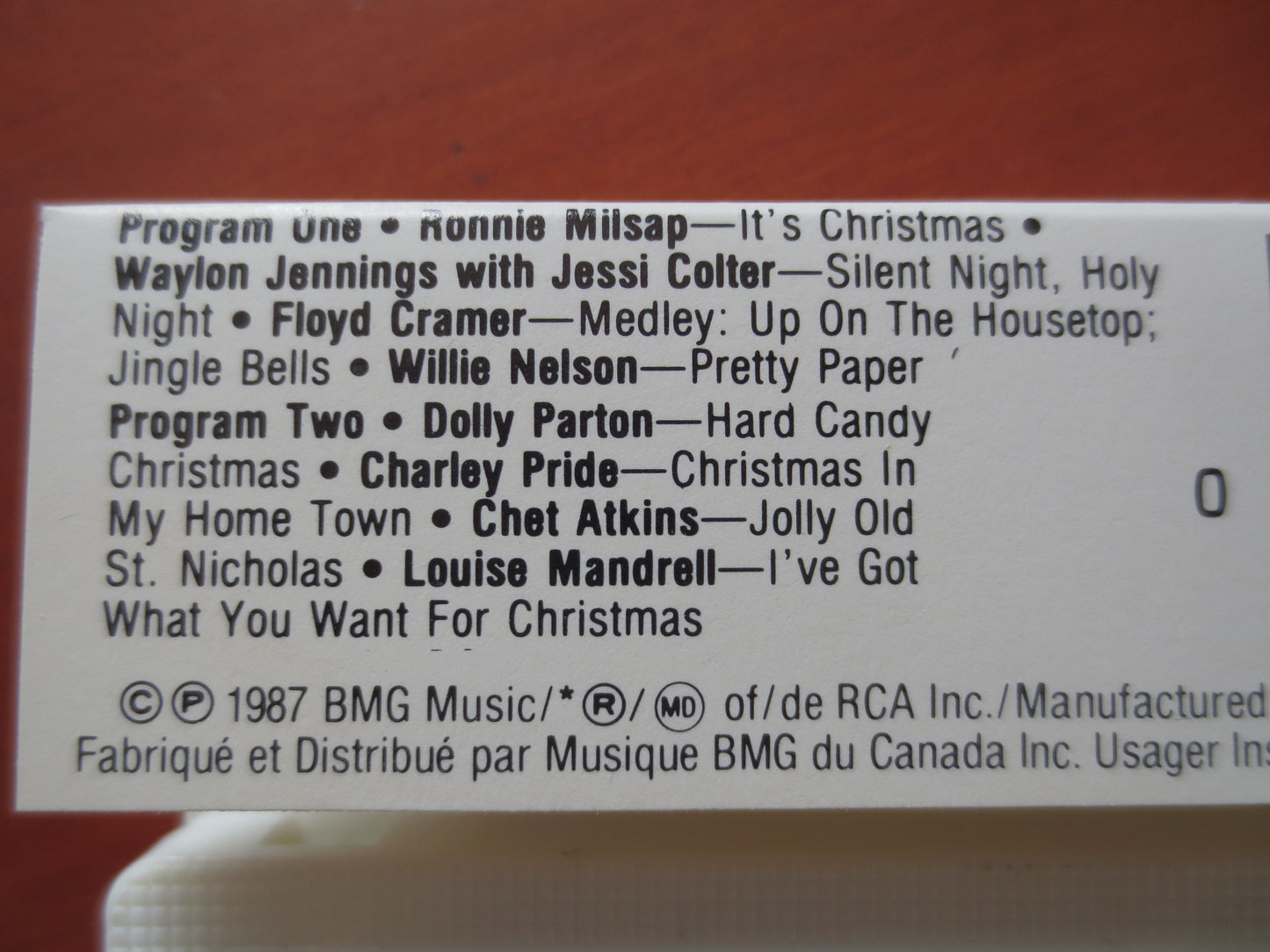 CHRISTMAS Cassette, CHRISTMAS Tape, CHRISTMAS Lp, Tape Cassette, Country Cassette, Christmas Album, 1989 Cassette