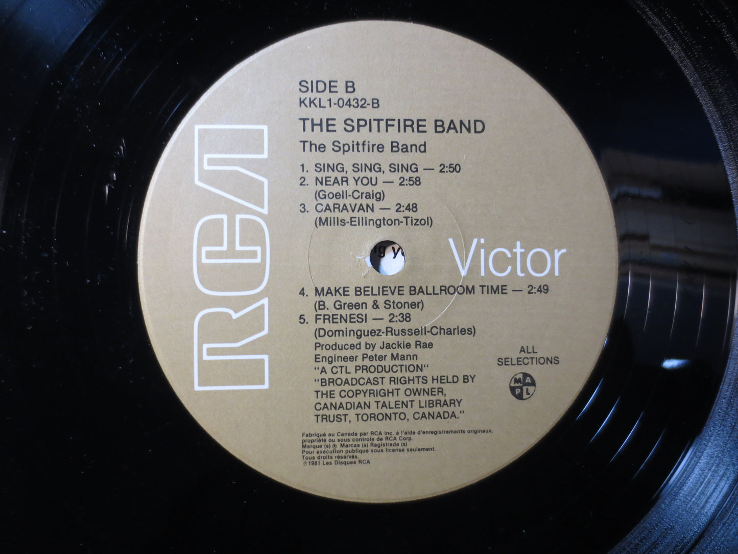 The SPITFIRE BAND, The SPITFIRE Band Lp, Spitfire Band Album, Spitfire Band Record, Spitfire Band Vinyl, Lps, 1981 Records