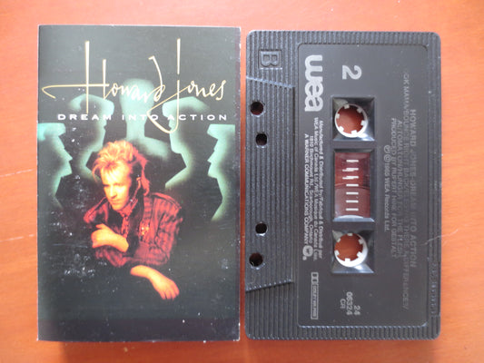 HOWARD JONES, DREAM Into Action, Howard Jones Tape, Howard Jones Album, Pop Music Cassette, Rock Cassette, 1985 Cassette