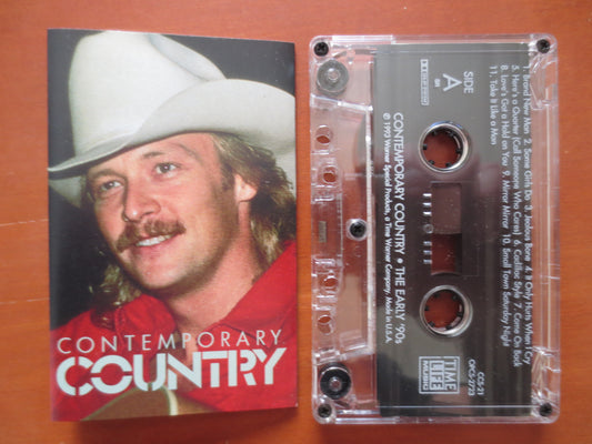 CONTEMPORARY COUNTRY, Country Rock Tape, COUNTRY Lp, Tape Cassette, Country Cassette, Country, Vintage Tape, 1993 Cassette