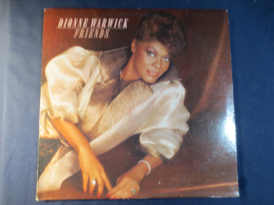 DIONNE WARWICK, FRIENDS, Pop Record, Vintage Vinyl, Record Vinyl, Records, Vinyl Record, Vinyl Pop, Vinyl Lp, 1985 Records