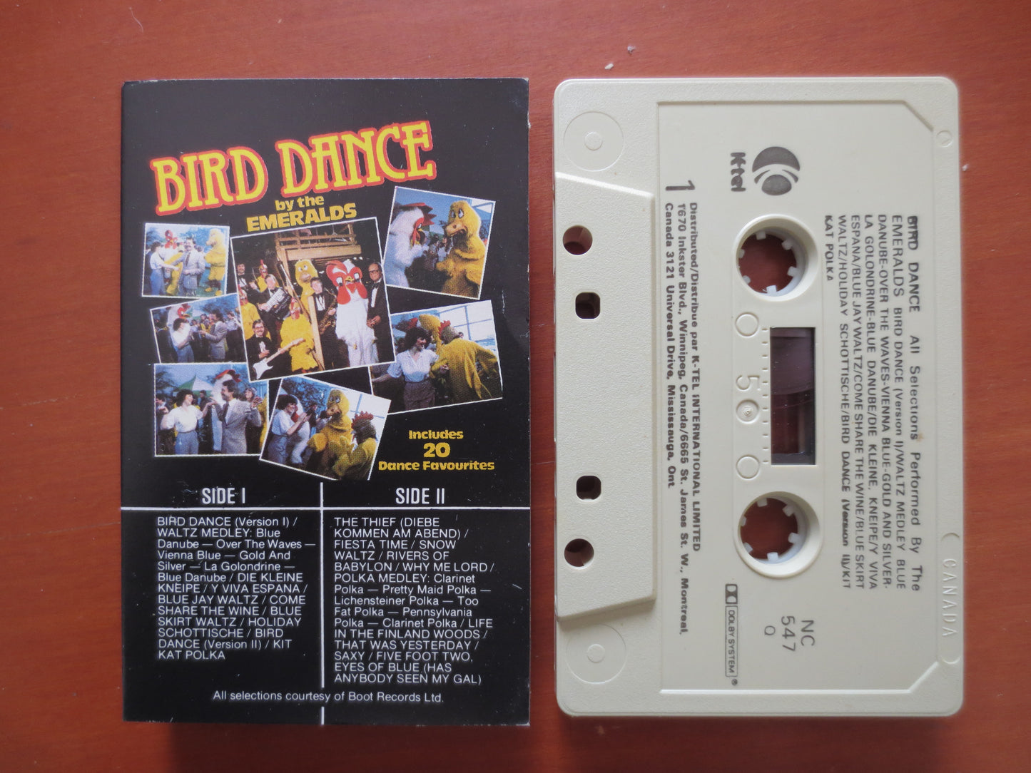 BIRD DANCE, K-Tel Records Tape, CHILDRENS Cassette, K-Tel Cassette, Tape Cassette, Kids Cassette, Cassette, 1982 Cassette