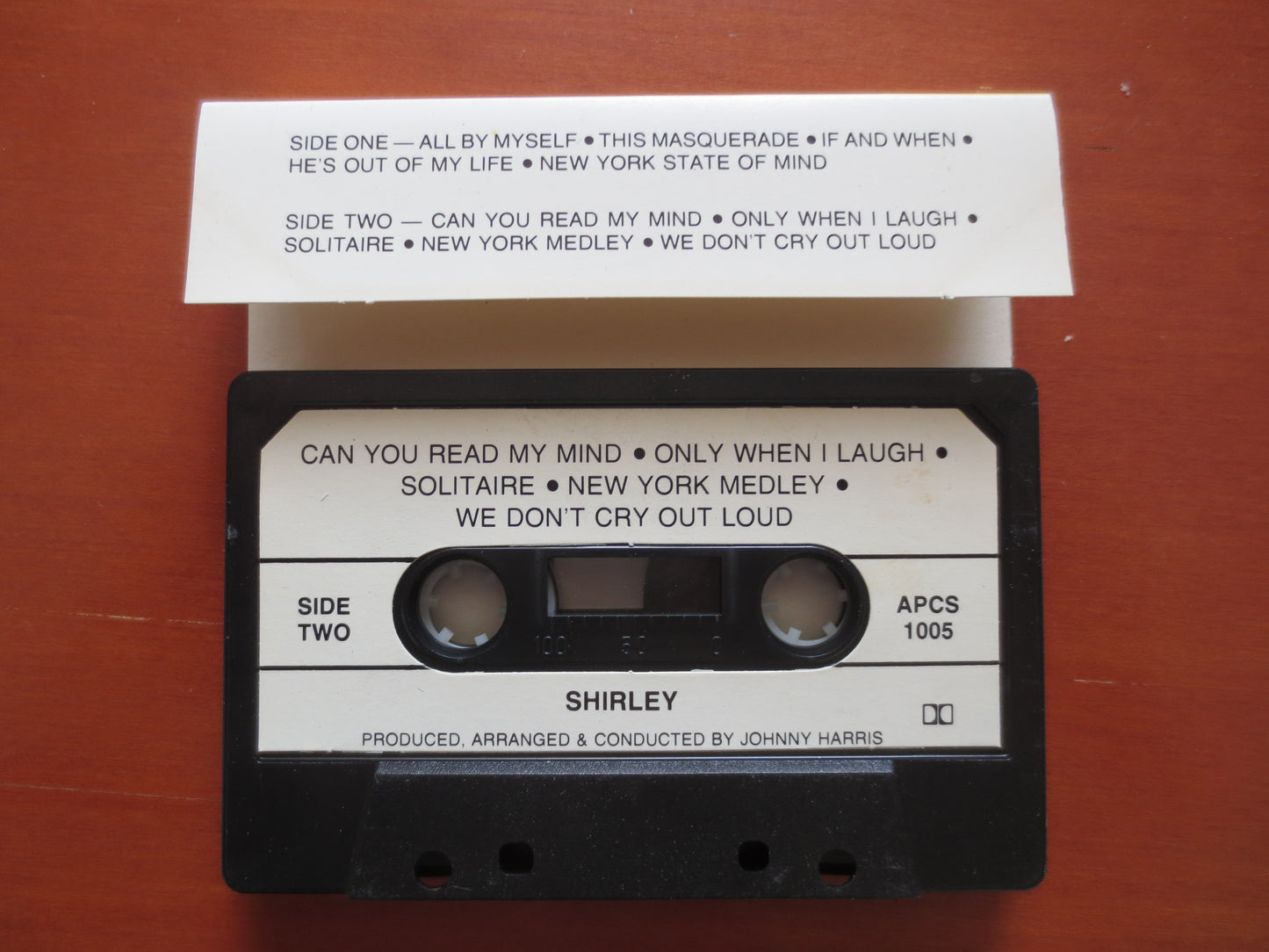 SHIRLEY BASSEY, All By Myself, SHIRLEY Bassey Lp, Tape Cassette, Tapes, Jazz Cassette, Jazz Music Cassette, 1982 Cassette