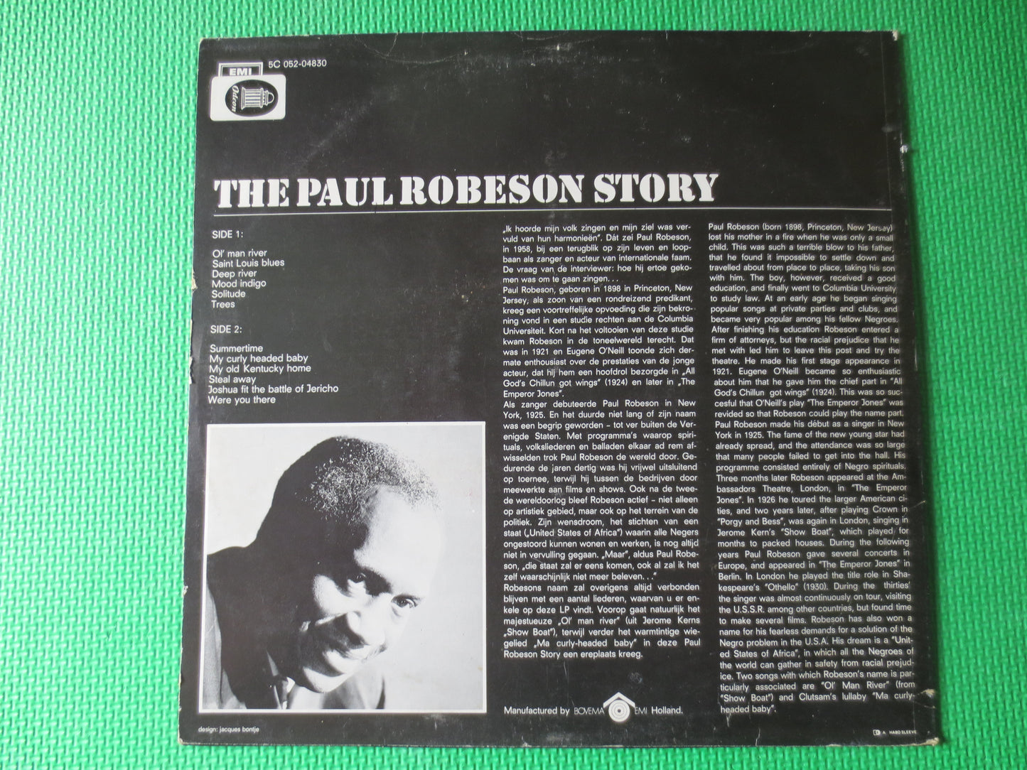 PAUL ROBESON, Paul Robeson STORY, Folk Music lps, Folk Records, Country Records, Vinyl Records, lps, Vinyl lps, Vinyl