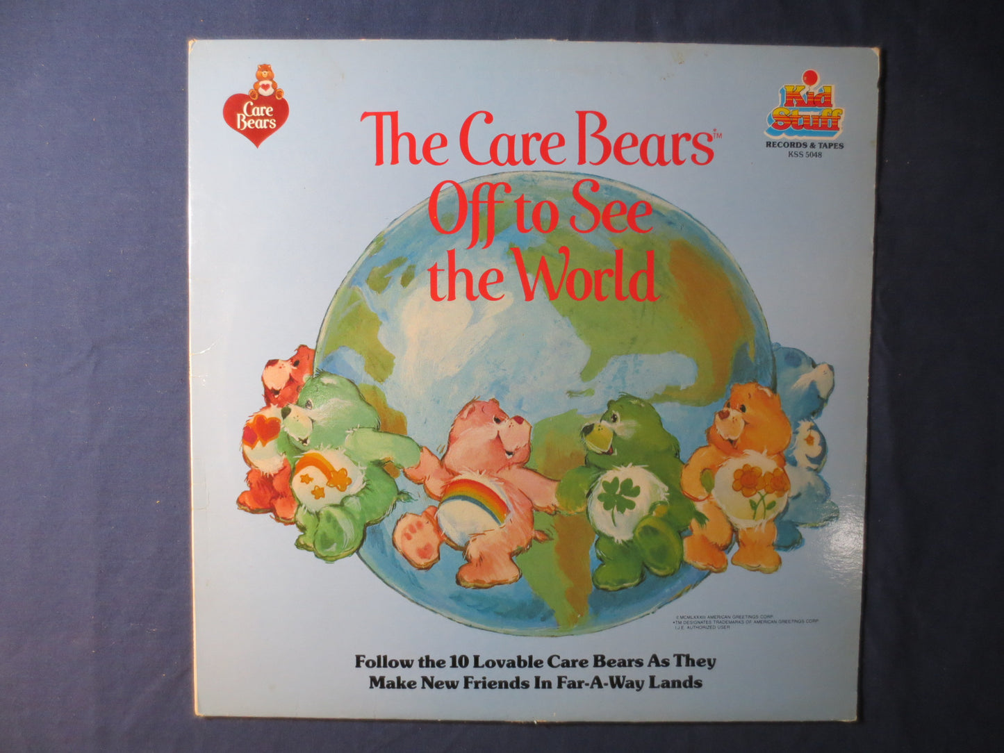 The CARE BEARS, Off to See the World, Kids Record, Childrens Records, Vinyl Record, Record Vinyl, Vinyl Album, 1978 Records