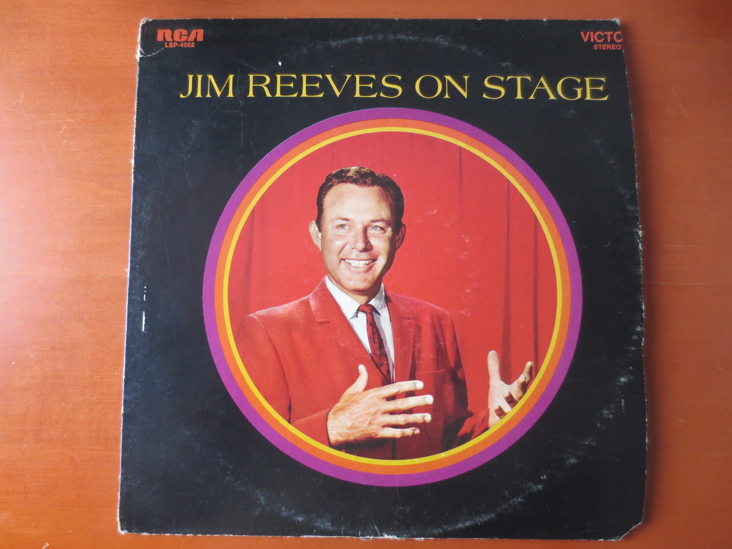 JIM REEVES, On STAGE, Jim Reeves Albums, Jim Reeves Records, Country Albums, Country Records, Vinyl Records, 1968 Records