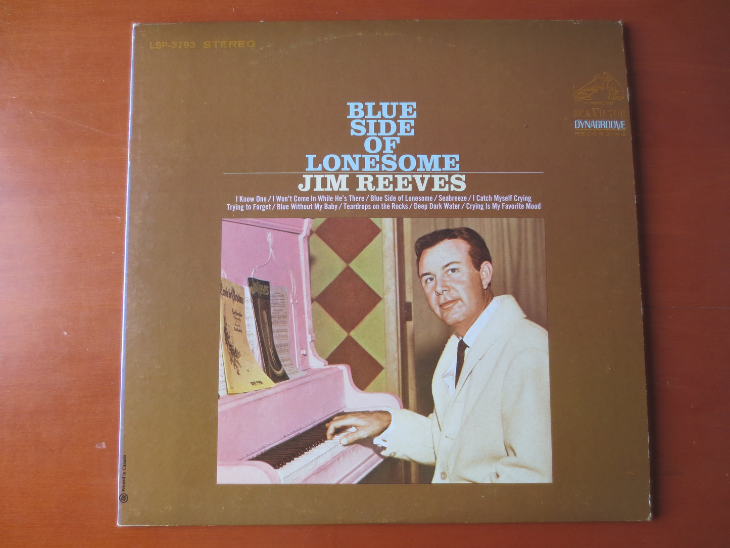 JIM REEVES, Blue Side of LONESOME, Country Albums, Jim Reeves Records, Jim Reeves Albums, Country Records, Lp, 1967 Records