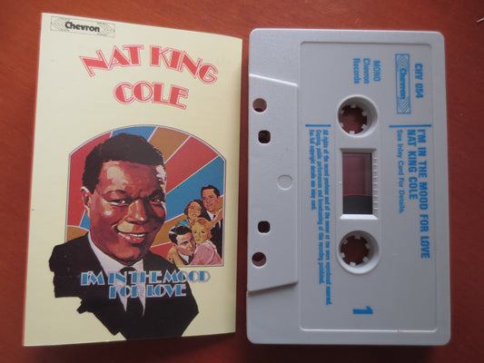 NAT KING COLE, Mood for Love, Nat King Cole Lp, Tape Cassette, Jazz Cassette, Jazz Tapes, Music Cassette, 1979 Cassette