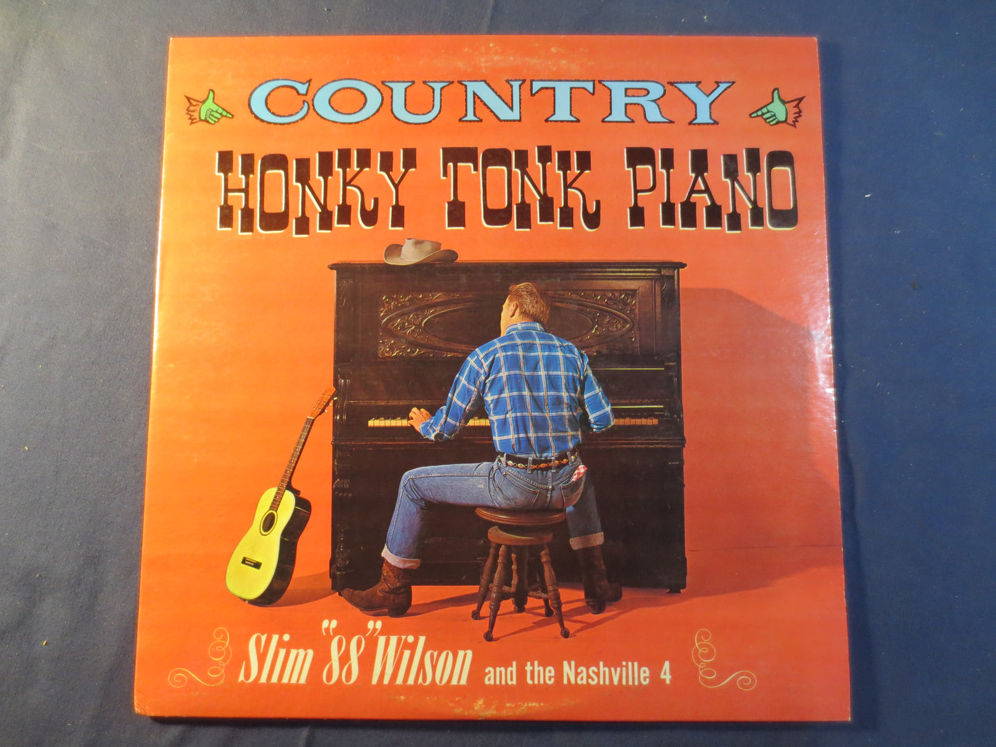 SLIM 88 WILSON, Country HONKY Tonk, Ragtime Records, Ragtime Piano, Honkytonk Piano, Record Vinyl, Record, Vinyl Record, Lp