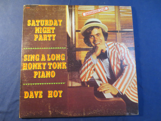 DAVE HOY, SATURDAY Night Party, Honky Tonk Record, Ragtime Records, Vintage Vinyl, Record Vinyl, Vinyl Record, 1974 Records