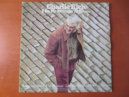 CHARLIE RICH Record, I Do My SWINGIN' At Home, Charlie Rich Albums, Charlie Rich Vinyl, Charlie Rich, Vinyl, 1973 Records