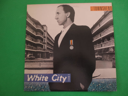 PETE TOWNSHEND, WHITE City, The Who, The Who Record, The Who Album, The Who Lp, Rock Record, Vinyl Lp, Vinyl, 1985 Records