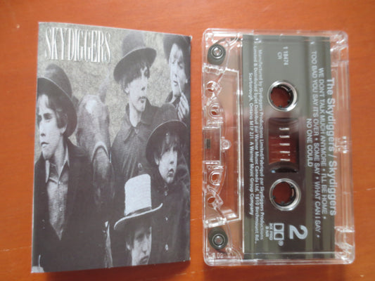 SKYDIGGERS, Country Rock Tape, SKYDIGGERS Lp, Tape Cassette, Country Cassette, SKYDIGGERS Cassette, Tapes, 1990 Cassette