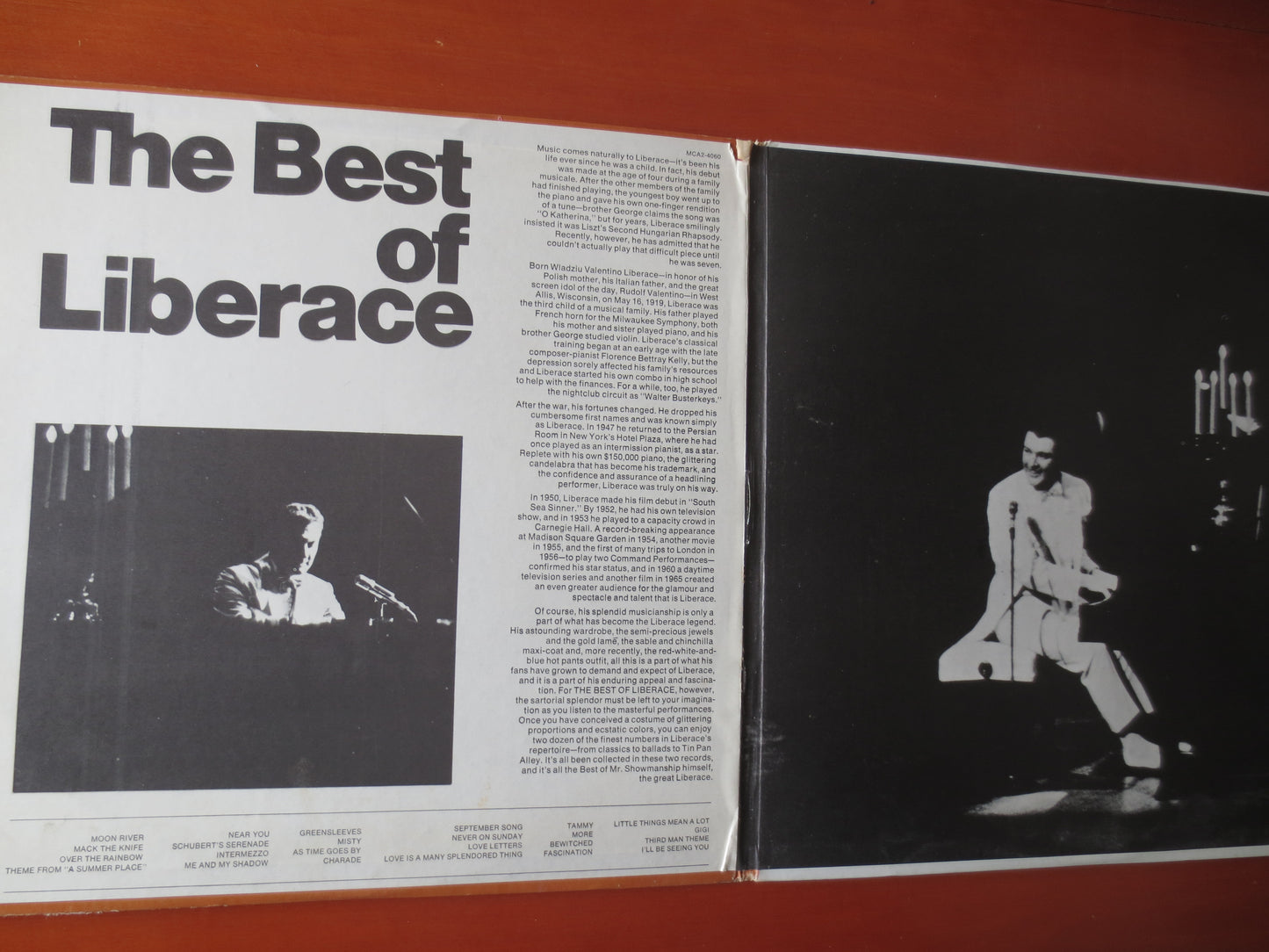 LIBERACE, BEST of LIBERACE, 2 Records, Liberace Albums, Liberace Vinyl, Liberace Lp, Classical Albums, Vinyl, 1972 Record