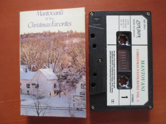 MANTOVANI, CHRISTMAS Favorites, CHRISTMAS Tape, Christmas Lp, Music Tapes, Christmas Music, Christmas Song, 1978 Cassette