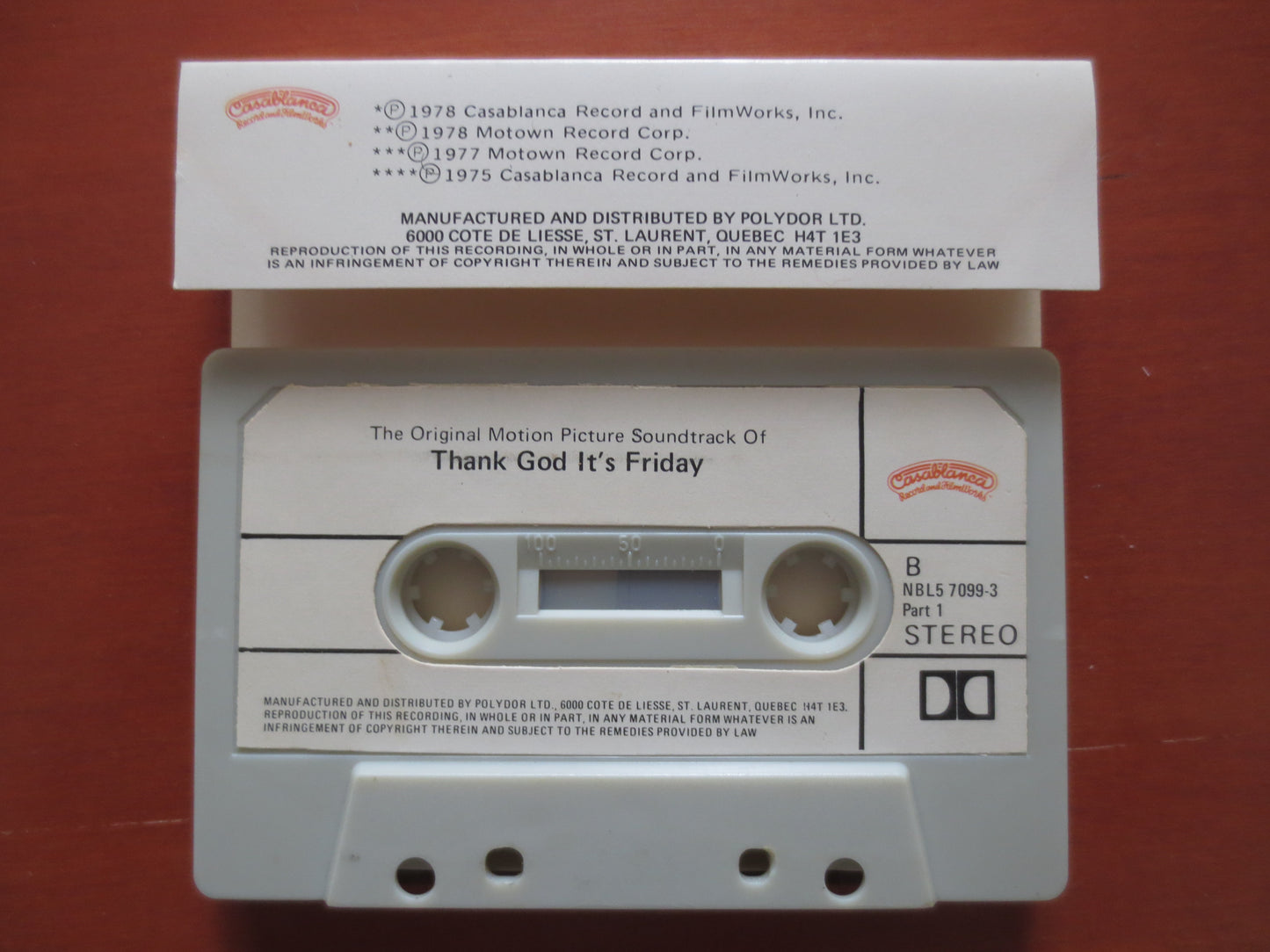 THANK GOD, It's FRIDAY, Soundtrack Tape, Disco Lp, Tape Cassette, Disco Cassette, Pop Music Cassette, Tapes, 1978 Cassette