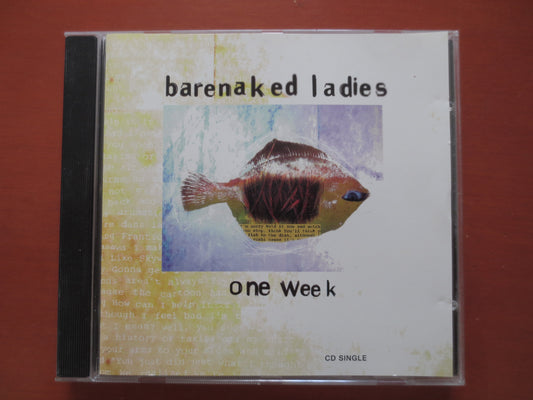 BARENAKED LADIES, One WEEK Cd, Barenaked Ladies Cd, Barenaked Ladies Lp, Rock Cd, Pop Lp, Classic Pop Cd, 1998 Compact Disc