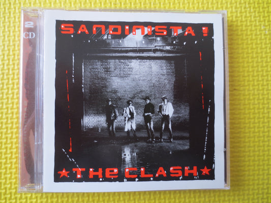 The CLASH, SANDINISTA, The CLASH Cds, Punk Cds, Rock Cds, Rock Music Cd, Pop Music Cd, Punk Rock Cd, Rock Lp, 1999 Compact Disc