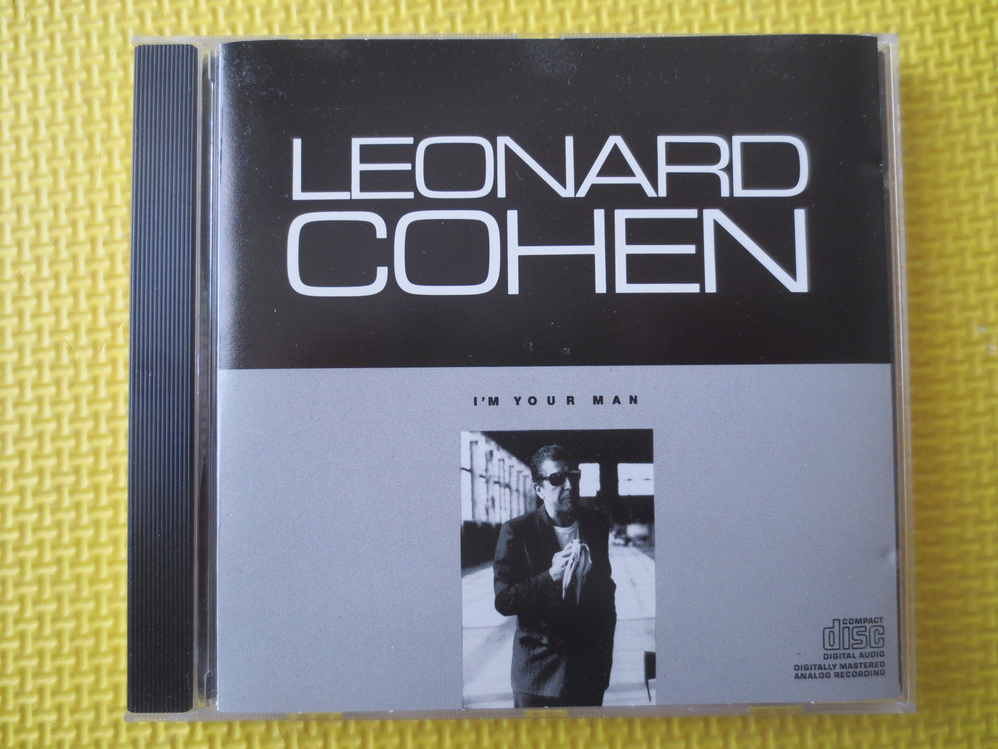 LEONARD COHEN, I'm Your MAN, Leonard Cohen Cd, Leonard Cohen Lp, Folk Music Cd, Classic Folk Cd, Music Cd, Vintage Compact Disc