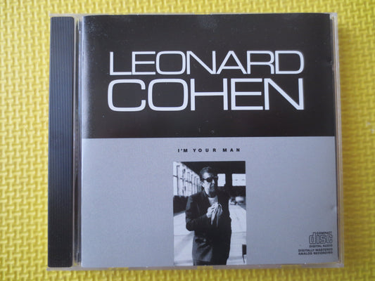 LEONARD COHEN, I'm Your MAN, Leonard Cohen Cd, Leonard Cohen Lp, Folk Music Cd, Classic Folk Cd, Music Cd, Vintage Compact Disc