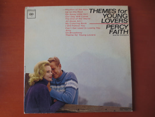 PERCY FAITH, Themes For Young LOVERS, Percy Faith Records, Percy Faith Album, Percy Faith Vinyl, Vinyl Lp, 1963 Records