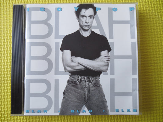 IGGY POP, Blah BLAH Blah, Iggy Pop Cd, Iggy Pop Lp, Iggy Pop Album, Rock Music Cd, Rock Cd, Music Cd, Cds, 1986 Compact Disc