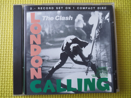 The CLASH, LONDON Calling, The CLASH Cds, Punk Cds, Rock Cds, Rock Music Cd, Pop Music Cd, Pop Cd, Rock Lp, 1986 Compact Disc