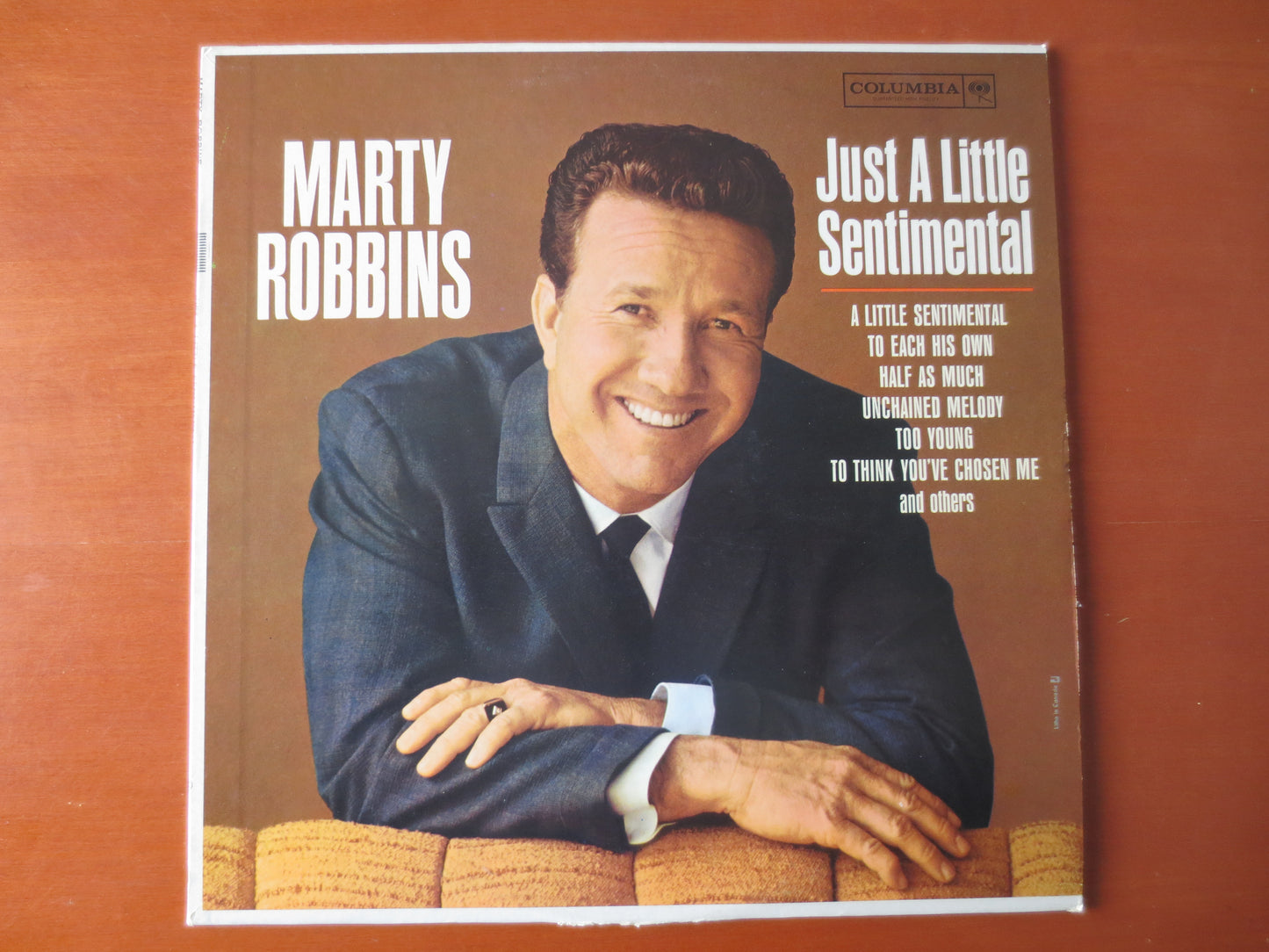 MARTY ROBBINS, Just A Little SENTIMENTAL, Country Records, Vinyl, Marty Robbins Record, Marty Robbins Albums, 1961 Records