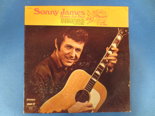 SONNY JAMES Record, ROSES are Red, Sonny James Album,  Sonny James Vinyl, Sonny James Lp, Vinyl Albums, Vinyl, 1971 Records