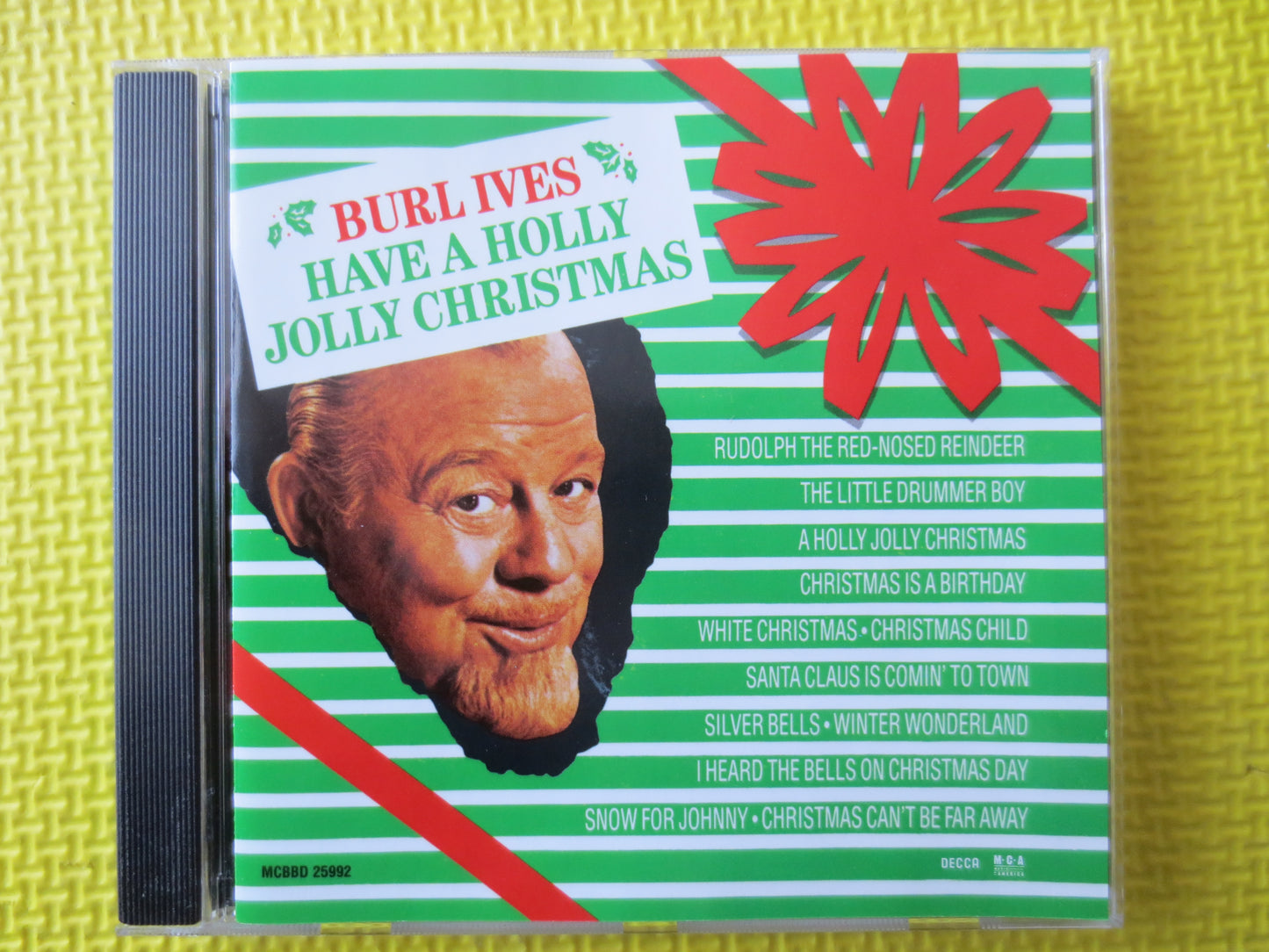 BURL IVES, CHRISTMAS Album, Christmas Music Cd, Christmas Cd, Burl Ives Cds, Burl Ives Christmas, Folk Song, 1987 Compact Disc