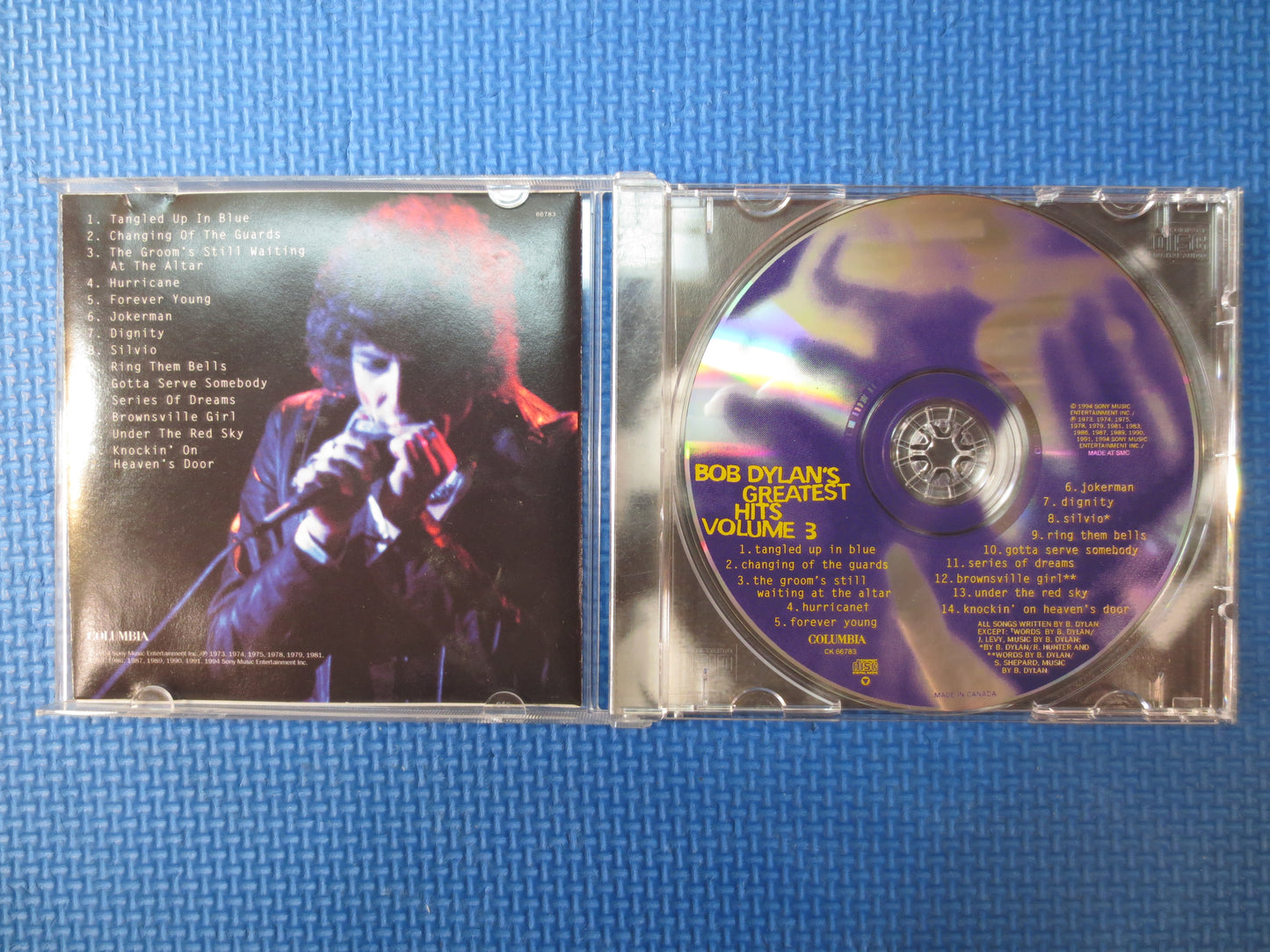 BOB DYLAN, Greatest Hits, Bob Dylan Cd, Bob Dylan Lp, Bob Dylan Album, Folk Music Cd, Music Cd, Cd Music, 1994 Compact Disc