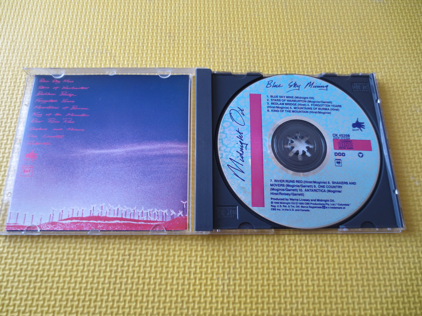 MIDNIGHT OIL, BLUE Sky Mining, Midnight Oil Cd, Rock Music Cd, Music Cd, Rock Cd, Pop Cd, Pop Music Cd, Cds, 1990 Compact Disc