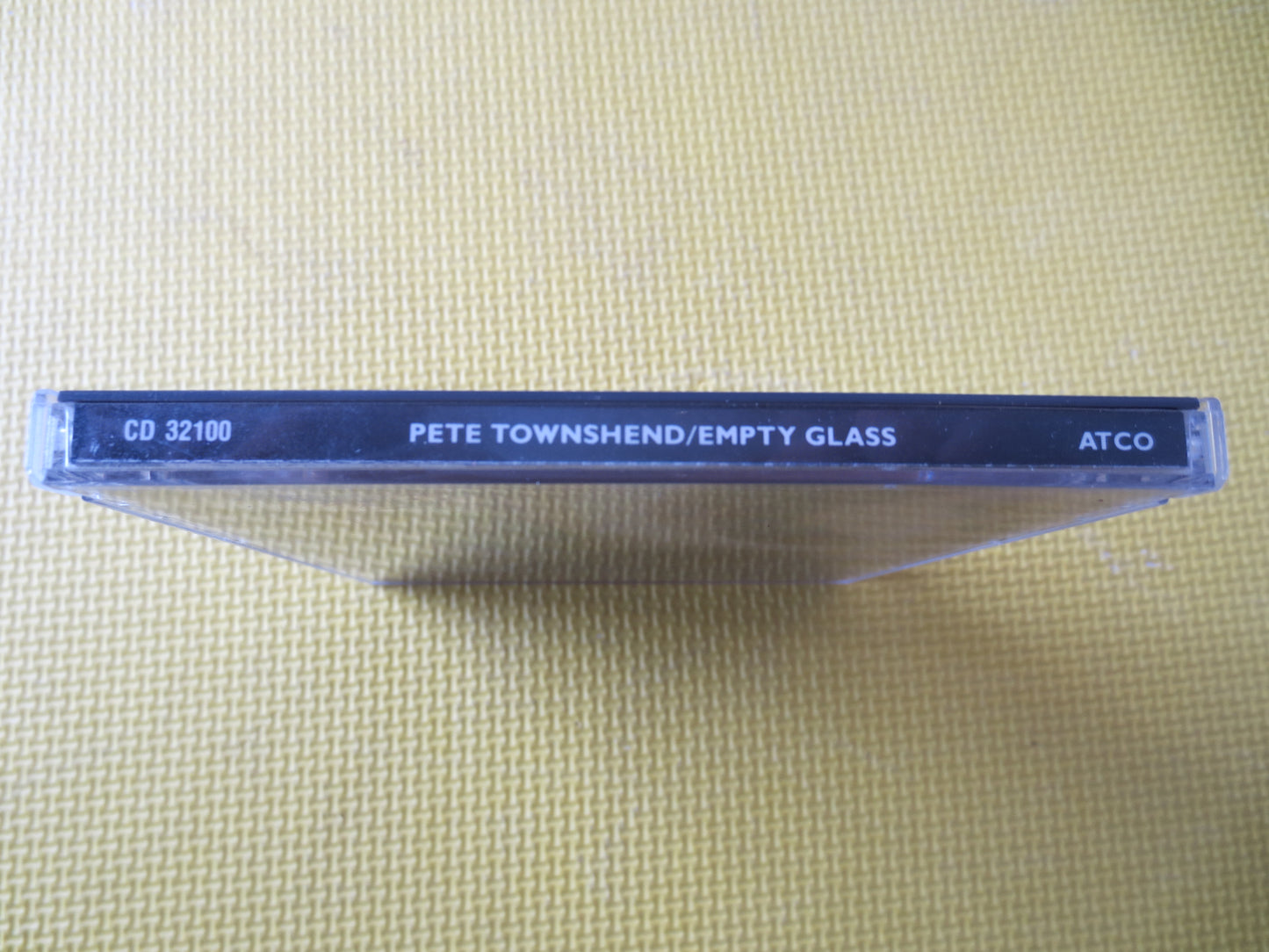 PETE TOWNSHEND, Empty GLASS, Pete Townshend Cd, Music Cd, Cd Music, The Who Cd, Rock Music Cd, Rock Cds, cds, 1986 Compact Disc