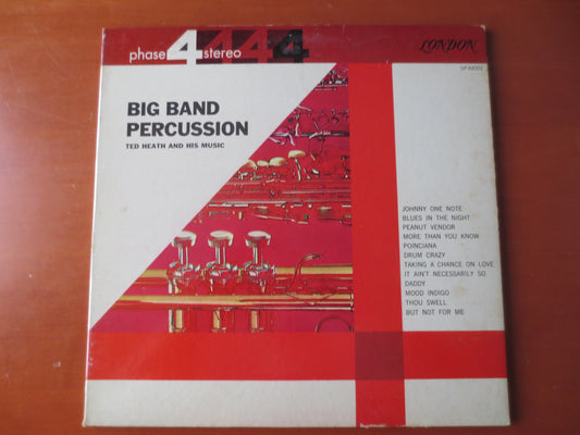 TED HEATH, BIG Band Percussion, Ted Heath Records, Drum Records, Vintage Vinyl, Record Vinyl, Vinyl Albums, 1961 Records