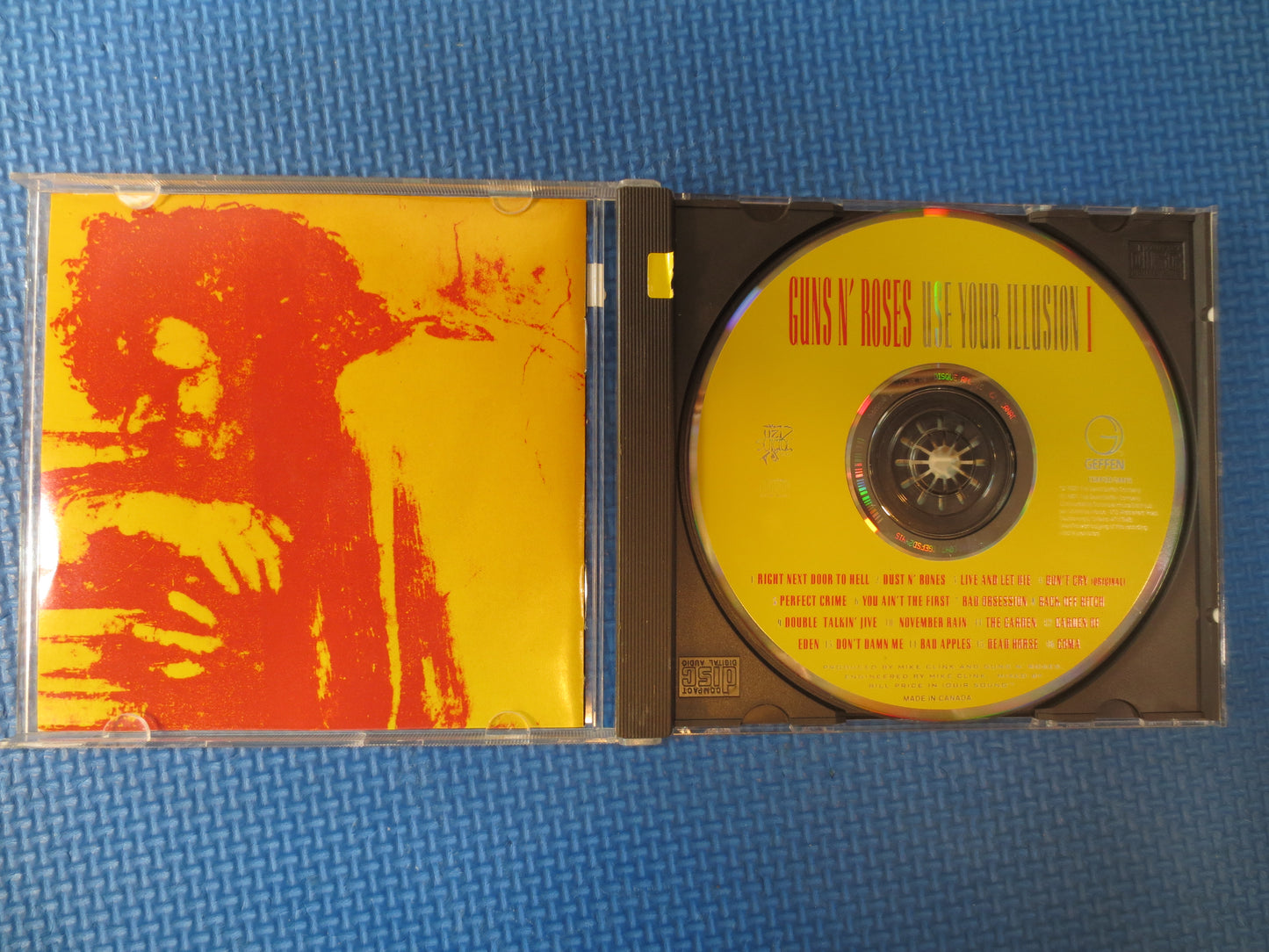 GUNS and ROSES, Use Your ILLUSION, Guns 'n Roses Cd, Rock Cd, Cd Rock, Rock Lp, Vintage Compact Disc, 1991 Compact Disc