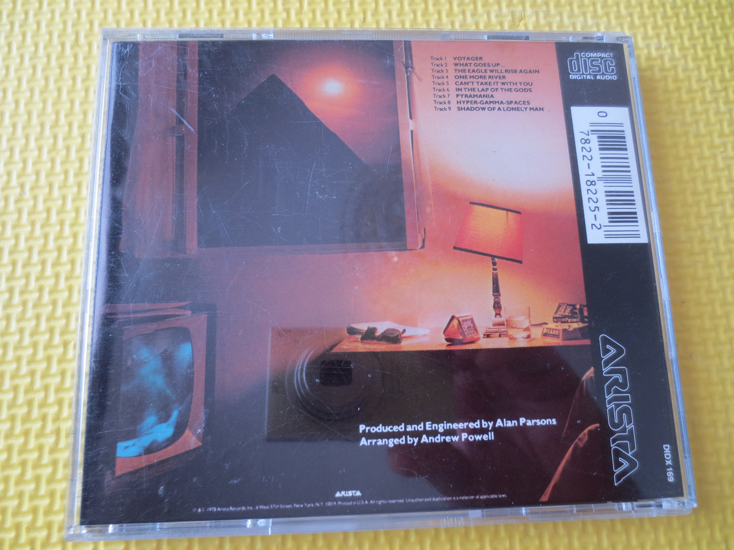 ALAN PARSONS PROJECT, Pyramid, Alan Parsons Cds, Alan Parsons Albums, Alan Parsons Songs, Pop Music Cd, cds, 1986 Compact Discs