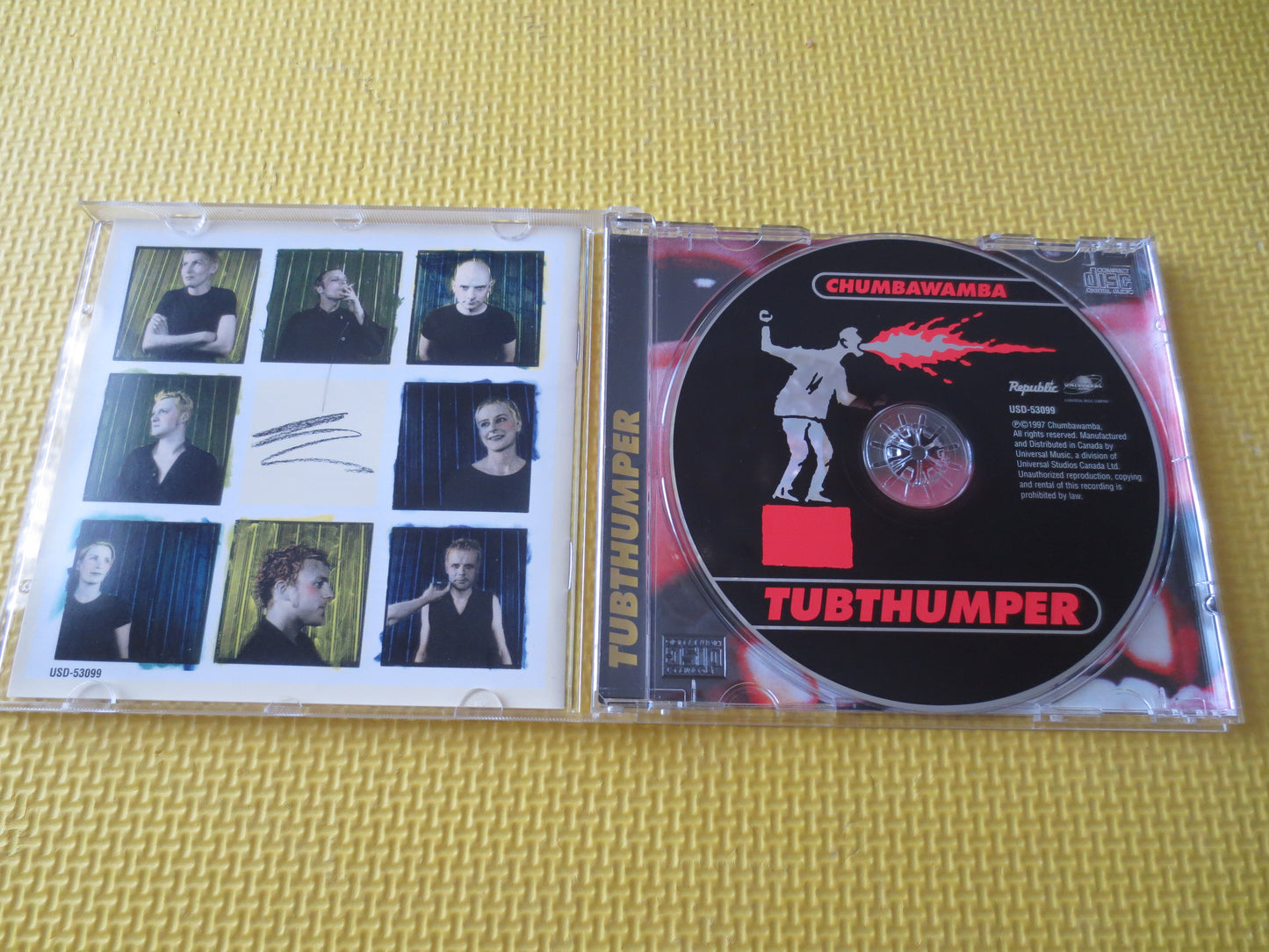 CHUMBAWAMBA, TUBTHUMPER, CHUMBAWAMBA Cds, Tubthumper Cd, Rock Cd, Rock Lp, Punk Rock Cd, Pop Cd, Punk cd, 1996 Compact Discs