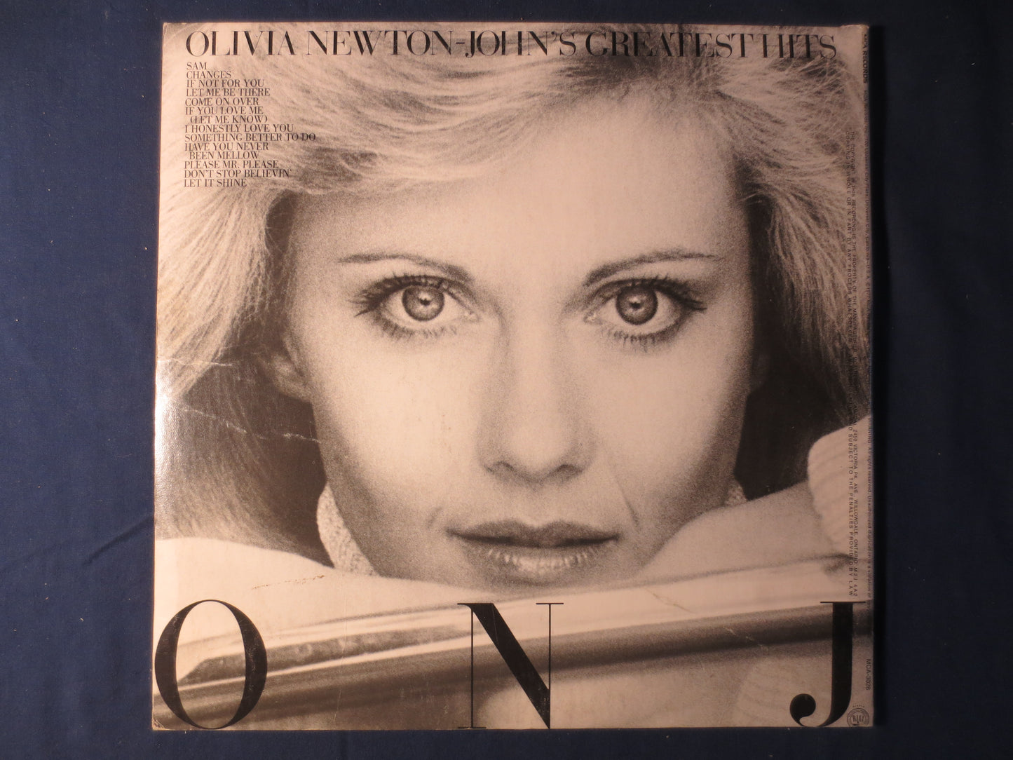 OLIVIA NEWTON-JOHN, Greatest Hits, Pop Record, Vintage Vinyl, Record Vinyl, Record, Vinyl Record, Pop Vinyl, 1975 Records