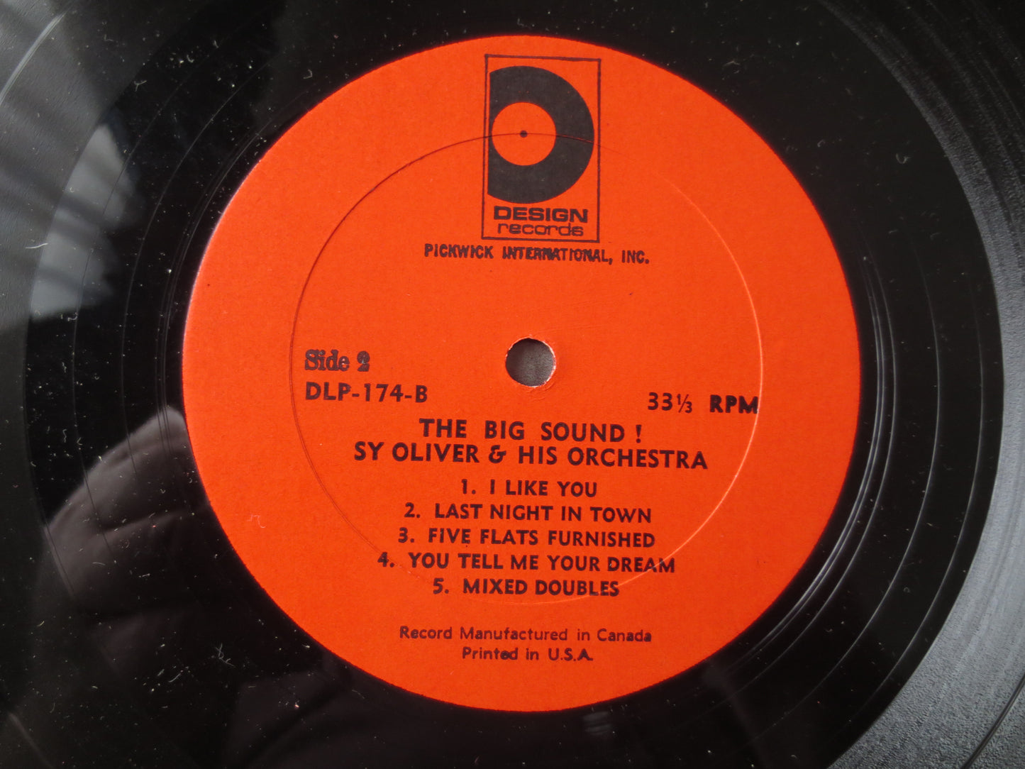 SY OLIVER, The BIG Sound, Sy Oliver Orchestra, Jazz Records, Country Records, Record Vinyl, Vinyl Albums, Lps, 1962 Records