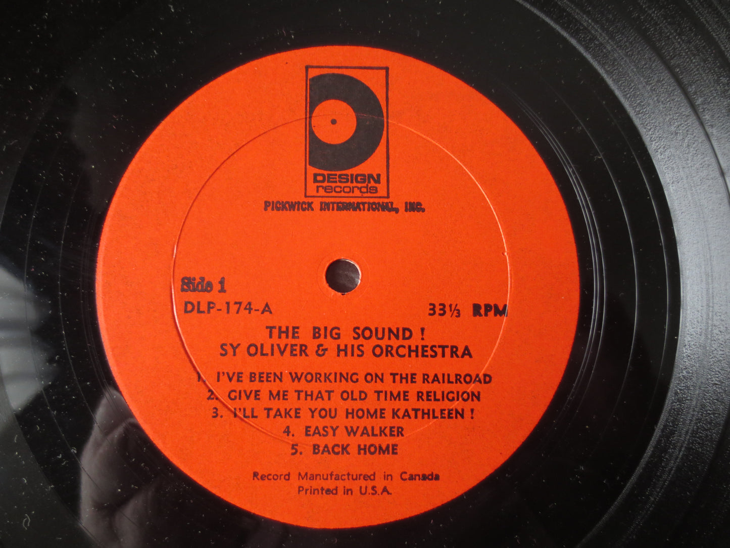 SY OLIVER, The BIG Sound, Sy Oliver Orchestra, Jazz Records, Country Records, Record Vinyl, Vinyl Albums, Lps, 1962 Records